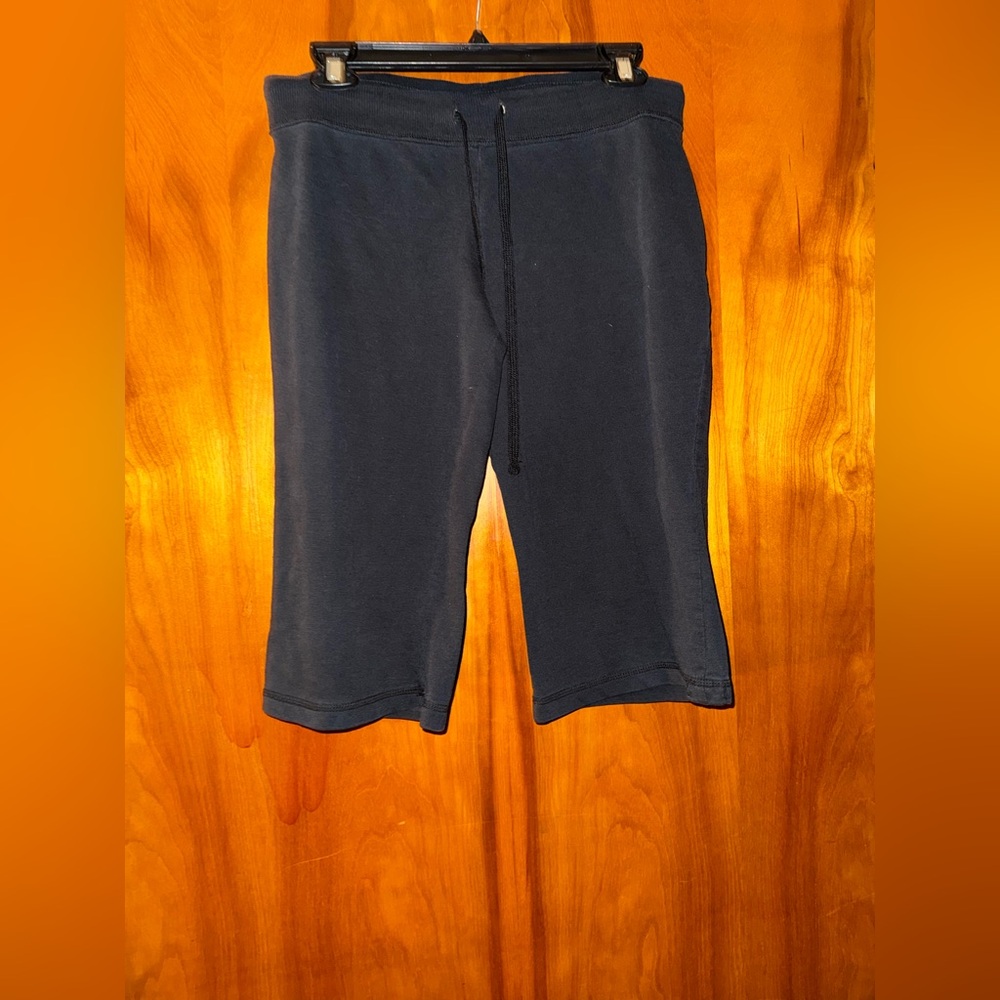 Derek Heart Black Bermuda or Capri Style Shorts